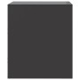 Black steel nightstand 34.5x39x44 cm by vidaXL, Nightstands - Ref: Foro24-841619, Price: 67,70 €, Discount: %