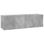 TV stand made of gray concrete plywood, 100x30x30 cm by vidaXL, TV Furniture - Ref: Foro24-801485, Price: 40,43 €, Discount: %