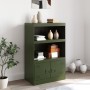 Olive green steel sideboard 67x39x107 cm by vidaXL, Sideboards - Ref: Foro24-841671, Price: 140,07 €, Discount: %