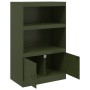 Aparador de acero verde oliva 67x39x107 cm de vidaXL, Aparadores - Ref: Foro24-841671, Precio: 140,07 €, Descuento: %