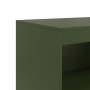 Aparador de acero verde oliva 67x39x107 cm de vidaXL, Aparadores - Ref: Foro24-841671, Precio: 140,07 €, Descuento: %