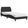 Cama con colchón terciopelo negro 80x200 cm de vidaXL, Camas y somieres - Ref: Foro24-3208293, Precio: 220,56 €, Descuento: %