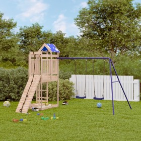 Outdoor playground made of solid pine wood by vidaXL, Swings and play structures - Ref: Foro24-3278995, Price: 445,99 €, Disc...