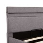 Hydraulic canapé bed with storage and LED taupe fabric 90x200cm by vidaXL, Beds and slatted bases - Ref: Foro24-285624, Price...