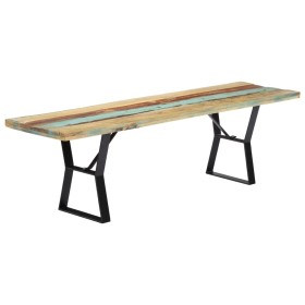 Banco de madera maciza reciclada 160 cm de vidaXL, Bancos de comedor y cocina - Ref: Foro24-247954, Precio: 158,18 €, Descuen...