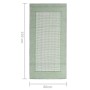 Green PP outdoor rug 80x150 cm by vidaXL, Outdoor protectors - Ref: Foro24-316954, Price: 20,58 €, Discount: %