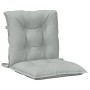 Low back chair cushions 2 units light gray melange fabric by vidaXL, Cushions for chairs and sofas - Ref: Foro24-4002379, Pri...