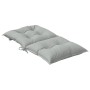 Low back chair cushions 2 units light gray melange fabric by vidaXL, Cushions for chairs and sofas - Ref: Foro24-4002379, Pri...