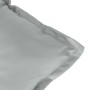 Low back chair cushions 2 units light gray melange fabric by vidaXL, Cushions for chairs and sofas - Ref: Foro24-4002379, Pri...