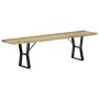 Recycled solid wood bench 160 cm by vidaXL, Dining and kitchen benches - Ref: Foro24-247954, Price: 158,01 €, Discount: %