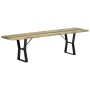 Recycled solid wood bench 160 cm by vidaXL, Dining and kitchen benches - Ref: Foro24-247954, Price: 158,01 €, Discount: %