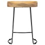 Gavin kitchen stools 2 units solid mango wood by vidaXL, Kitchen stools - Ref: Foro24-247836, Price: 126,43 €, Discount: %