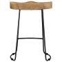 Gavin kitchen stools 2 units solid mango wood by vidaXL, Kitchen stools - Ref: Foro24-247836, Price: 126,43 €, Discount: %