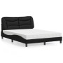 Cama con colchón cuero sintético negro 140x190 cm de vidaXL, Camas y somieres - Ref: Foro24-3208717, Precio: 409,36 €, Descue...