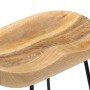 Gavin kitchen stools 2 units solid mango wood by vidaXL, Kitchen stools - Ref: Foro24-247836, Price: 126,43 €, Discount: %