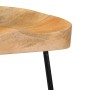 Gavin kitchen stools 2 units solid mango wood by vidaXL, Kitchen stools - Ref: Foro24-247836, Price: 126,43 €, Discount: %