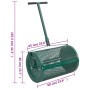 Green steel compost spreader Ø40x60 cm by vidaXL, compost aerators - Ref: Foro24-4009271, Price: 123,98 €, Discount: %