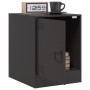 Black steel nightstand 34.5x39x44 cm by vidaXL, Nightstands - Ref: Foro24-841607, Price: 48,79 €, Discount: %