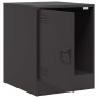 Black steel nightstand 34.5x39x44 cm by vidaXL, Nightstands - Ref: Foro24-841607, Price: 48,79 €, Discount: %