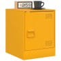 Mesita de noche acero amarillo mostaza 34,5x39x44 cm de vidaXL, Mesitas de noche - Ref: Foro24-841613, Precio: 60,83 €, Descu...