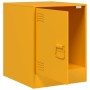 Mesita de noche acero amarillo mostaza 34,5x39x44 cm de vidaXL, Mesitas de noche - Ref: Foro24-841613, Precio: 60,83 €, Descu...