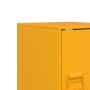 Mesita de noche acero amarillo mostaza 34,5x39x44 cm de vidaXL, Mesitas de noche - Ref: Foro24-841613, Precio: 60,83 €, Descu...