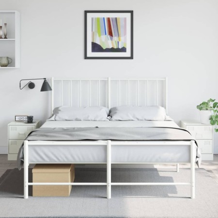 Nightstands 2 units white steel 34.5x39x44 cm by vidaXL, Nightstands - Ref: Foro24-841630, Price: 121,99 €, Discount: %