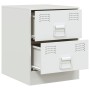 Nightstands 2 units white steel 34.5x39x44 cm by vidaXL, Nightstands - Ref: Foro24-841630, Price: 121,99 €, Discount: %