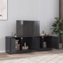 TV furniture 2 units black steel 67x39x44 cm by vidaXL, TV Furniture - Ref: Foro24-841632, Price: 134,81 €, Discount: %