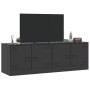 TV furniture 2 units black steel 67x39x44 cm by vidaXL, TV Furniture - Ref: Foro24-841632, Price: 134,81 €, Discount: %