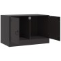 TV furniture 2 units black steel 67x39x44 cm by vidaXL, TV Furniture - Ref: Foro24-841632, Price: 134,81 €, Discount: %