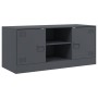 Anthracite gray steel TV cabinet 99x39x44 cm by vidaXL, TV Furniture - Ref: Foro24-841687, Price: 102,06 €, Discount: %