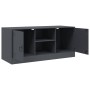 Anthracite gray steel TV cabinet 99x39x44 cm by vidaXL, TV Furniture - Ref: Foro24-841687, Price: 102,06 €, Discount: %