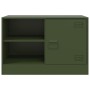 TV furniture 2 units olive green steel 67x39x44 cm by vidaXL, TV Furniture - Ref: Foro24-841700, Price: 141,91 €, Discount: %