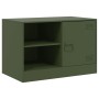 TV furniture 2 units olive green steel 67x39x44 cm by vidaXL, TV Furniture - Ref: Foro24-841700, Price: 141,91 €, Discount: %