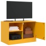 TV furniture 2 units mustard yellow steel 67x39x44 cm by vidaXL, TV Furniture - Ref: Foro24-841698, Price: 141,91 €, Discount: %