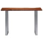 Console table 115x35x76 cm solid acacia wood and iron by vidaXL, Side tables - Ref: Foro24-247830, Price: 90,56 €, Discount: %