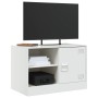 Muebles para TV 2 unidades acero blanco 67x39x44 cm de vidaXL, Muebles TV - Ref: Foro24-841702, Precio: 141,99 €, Descuento: %