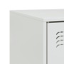 TV furniture 2 units white steel 67x39x44 cm by vidaXL, TV Furniture - Ref: Foro24-841702, Price: 141,91 €, Discount: %