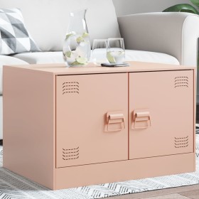 Mesa de centro acero rosa 67x50x44 cm de vidaXL, Mesas de centro - Ref: Foro24-841728, Precio: 91,99 €, Descuento: %