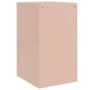 Mesita de noche acero rosa 34,5x39x62 cm de vidaXL, Mesitas de noche - Ref: Foro24-841777, Precio: 102,41 €, Descuento: %