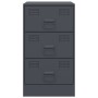 Nightstands 2 units anthracite gray 34.5x39x62 cm by vidaXL, Nightstands - Ref: Foro24-841780, Price: 185,41 €, Discount: %