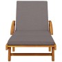 Sun loungers with cushions 2 pcs solid acacia wood 200x68x83 cm by vidaXL, Loungers - Ref: Foro24-3206373, Price: 465,58 €, D...