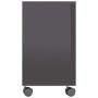 Glossy gray plywood side table 70x35x55 cm by vidaXL, Side tables - Ref: Foro24-802128, Price: 32,38 €, Discount: %