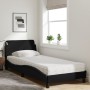 Bed with black fabric mattress 80x200 cm by vidaXL, Beds and slatted bases - Ref: Foro24-3208286, Price: 221,93 €, Discount: %