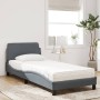 Cama con colchón terciopelo gris oscuro 80x200 cm de vidaXL, Camas y somieres - Ref: Foro24-3208292, Precio: 228,99 €, Descue...