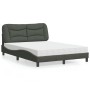 Cama con colchón tela gris oscuro 120x200 cm de vidaXL, Camas y somieres - Ref: Foro24-3208521, Precio: 399,40 €, Descuento: %