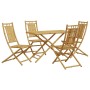 5-piece bamboo garden dining set by vidaXL, Garden sets - Ref: Foro24-3278528, Price: 385,89 €, Discount: %