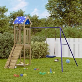 Spielplatz im Freien aus imprägniertem Kiefernholz von vidaXL, Schaukeln und Spielgeräte - Ref: Foro24-3278949, Preis: 252,54...