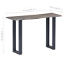 Console table 115x35x76 cm made of solid acacia wood and gray iron by vidaXL, Side tables - Ref: Foro24-247831, Price: 114,42...